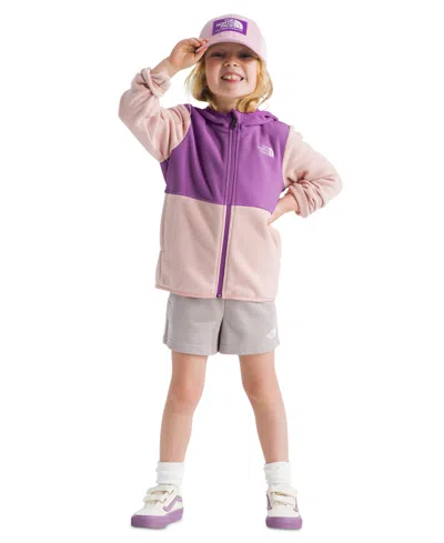 The North Face Toddler & Little Kids Glacier Full-zip Hooded Jacket In Pink Moss
