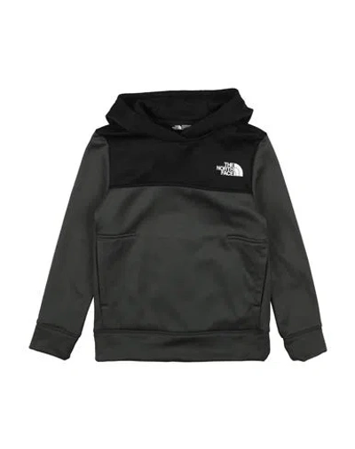The North Face Babies'  Toddler Boy Sweatshirt Charcoal Size 7 Polyester In Black