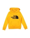 The North Face Toddler Boy Sweatshirt Mandarin Size 7 Cotton In Orange
