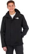 The North Face Hooded Mountain Jacket Adjustable Features In Black