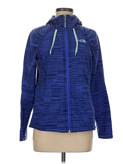 Pre-owned The North Face Track Jacket In Blue