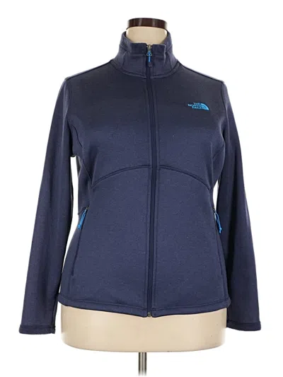 Pre-owned The North Face Track Jacket In Blue