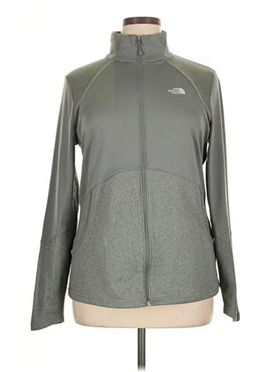 Pre-owned The North Face Track Jacket In Gray