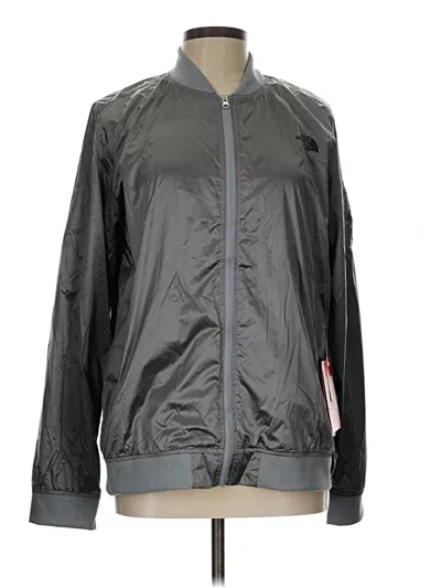 Pre-owned The North Face Track Jacket In Gray