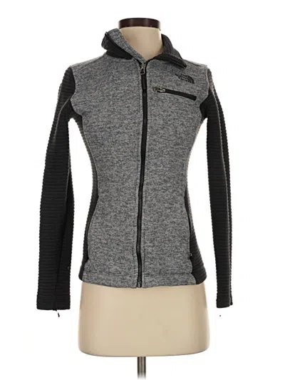 Pre-owned The North Face Track Jacket In Gray