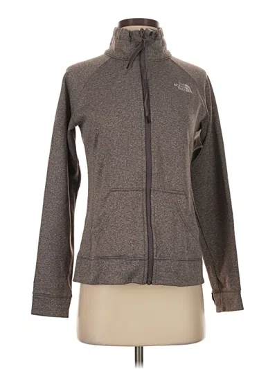 Pre-owned The North Face Track Jacket In Gray