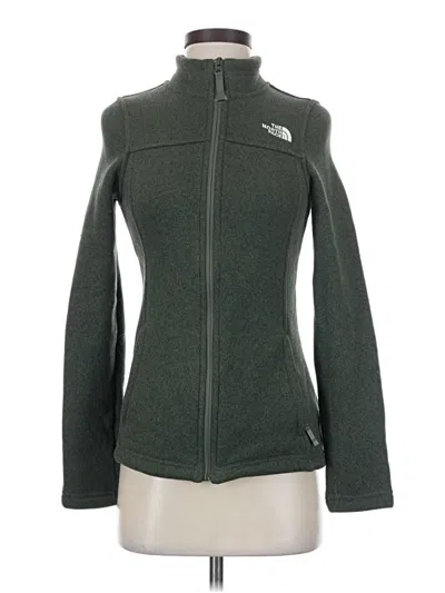 Pre-owned The North Face Track Jacket In Green