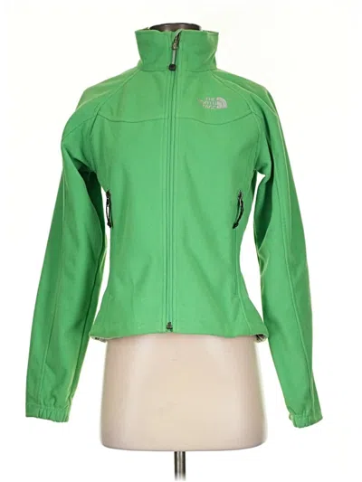 Pre-owned The North Face Track Jacket In Green