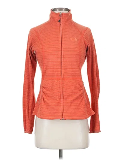 Pre-owned The North Face Track Jacket In Orange