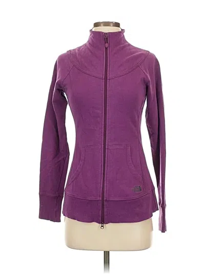 Pre-owned The North Face Track Jacket In Purple