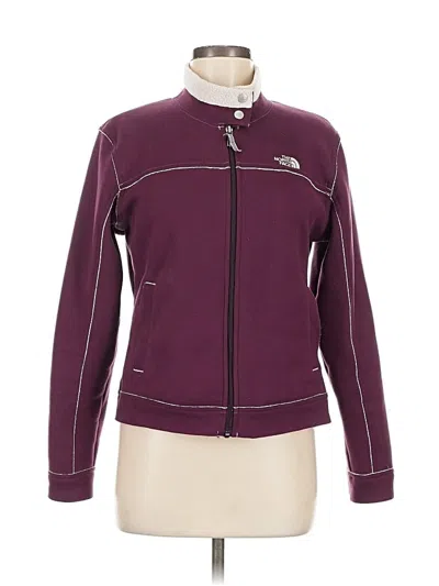 Pre-owned The North Face Track Jacket In Purple