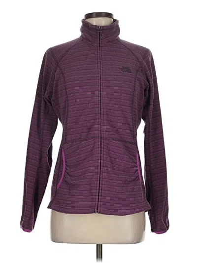 Pre-owned The North Face Track Jacket In Purple