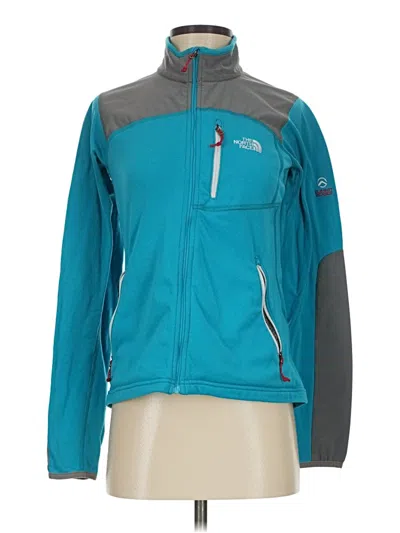 Pre-owned The North Face Track Jacket In Teal