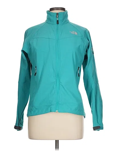 Pre-owned The North Face Track Jacket In Teal