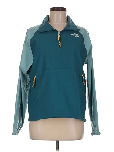 Pre-owned The North Face Track Jacket In Teal