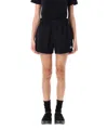 The North Face Waistband Elastic Pockets Side Shorts In Black