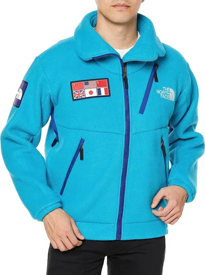 Pre-owned The North Face Trans Antarctica Fleece Jacket Na72235 Jade Blue Size S-2xl In Jade (turquoise Blue)