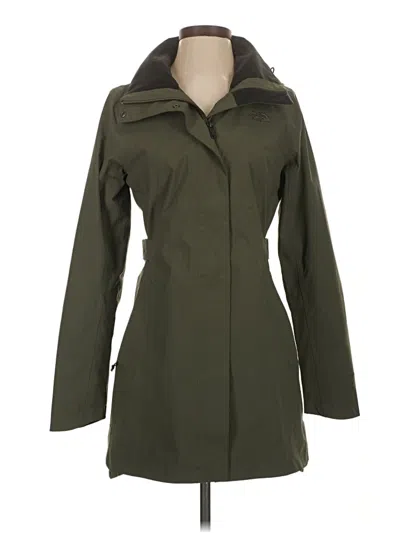 Pre-owned The North Face Trenchcoat In Green