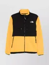 The North Face Trimmed Fleece Neck Panelled Zip Pockets In Yellow
