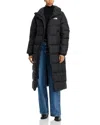 The North Face Nuptse Hooded Puffer Coat In Tnf Black