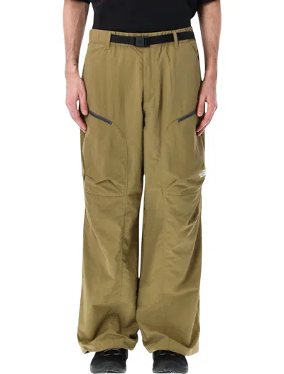 The North Face Nse Wide-leg Pants With Belt In Green
