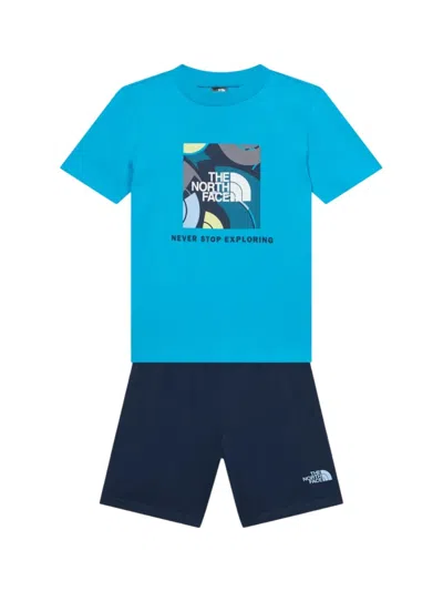 The North Face T-shirt Set With Bermuda Shorts In Multi
