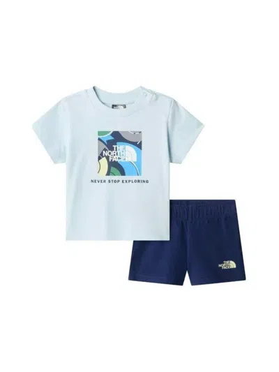 The North Face T-shirt Set With Bermuda Shorts In Blue