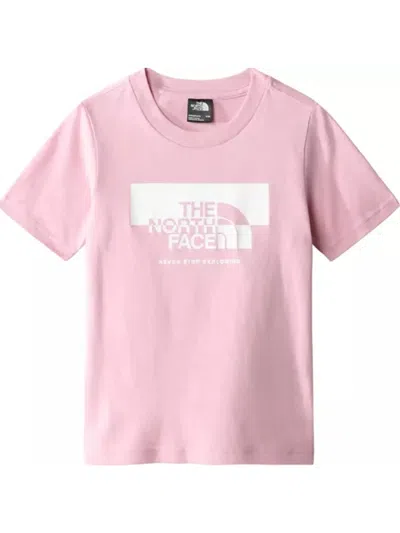 The North Face T-shirt With Logo In Pink