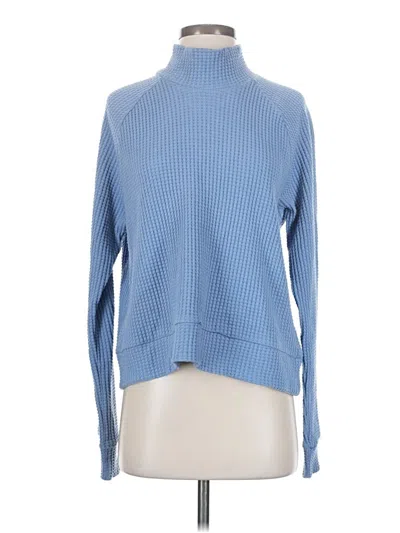 Pre-owned The North Face Turtleneck Sweater In Blue