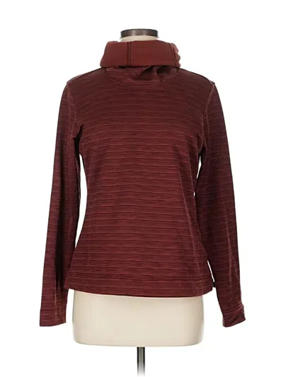 Pre-owned The North Face Turtleneck Sweater In Burgundy