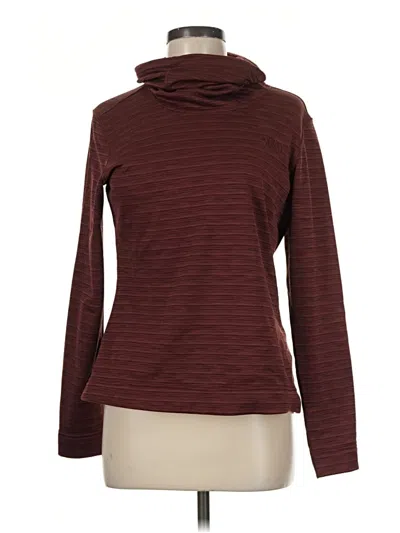 Pre-owned The North Face Turtleneck Sweater In Burgundy