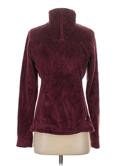 Pre-owned The North Face Turtleneck Sweater In Burgundy