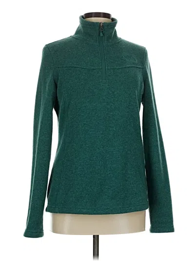 Pre-owned The North Face Turtleneck Sweater In Green