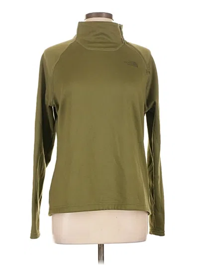 Pre-owned The North Face Turtleneck Sweater In Green
