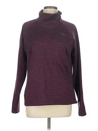 Pre-owned The North Face Turtleneck Sweater In Purple