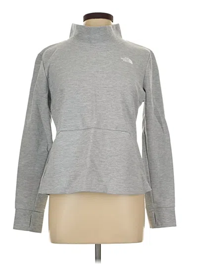 Pre-owned The North Face Turtleneck Sweater In Silver