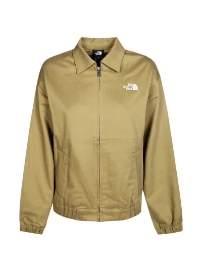 The North Face Twill Jacket In Green