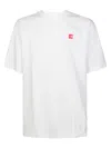 The North Face Mens White Dune Redbox Logo-patch Cotton T-shirt Xxl