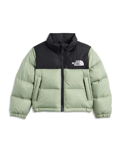 The North Face Unisex 1996 Retro Nuptse Down Jacket - Little Kid In Green