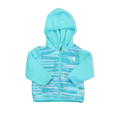 The North Face Kids' Unisex Aqua White Lavender Fleece In Blue