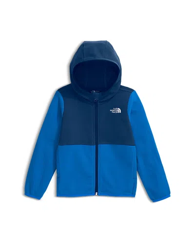 The North Face Unisex Kids' Glacier Full Zip Hoodie - Little Kid, Big Kid In Hero Blue/estate Blue