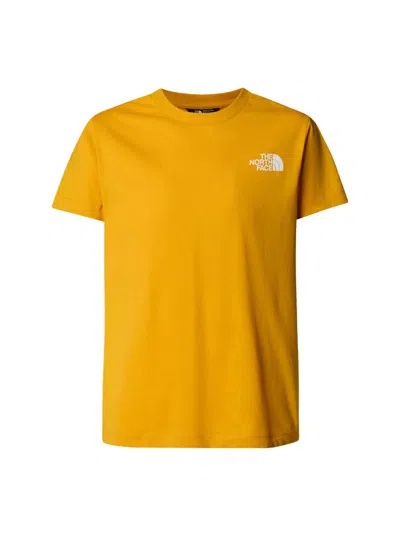 The North Face Unisex Mini Logo T-shirt In Orange