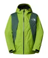 The North Face Barr Lake Hooded Zip-up Jacket In Meadow Grass-duck Green