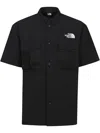 The North Face Summer Shirt With Chest Pockets And Short Sleeves In Black