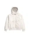 The North Face Unisex Osito Fleece Relaxed Fit Full Zip Hoodie - Little Kid In White Dune