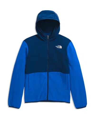 The North Face Unisex Teen Glacier Full Zip Hooded Jacket - Little Kid, Big Kid In Hero Blue-