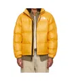 The North Face Upright Neck Down Jacket In Yellow