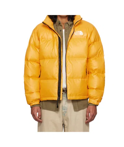 The North Face Upright Neck Down Jacket In Yellow