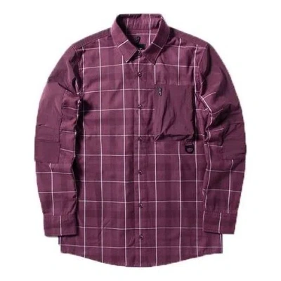 The North Face Urban Exploration Shirt 'purple' In Red