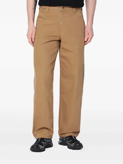 The North Face Utility-pocket Cotton Trousers In Brown